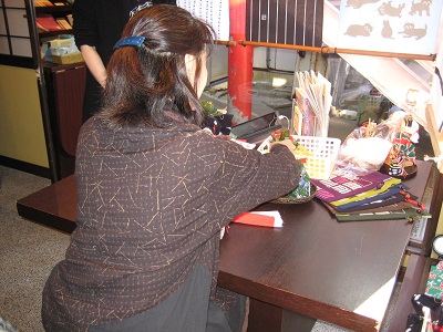 手ぬぐい教室専用ブース