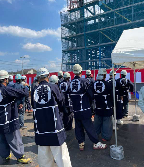 新青建設様の半纏